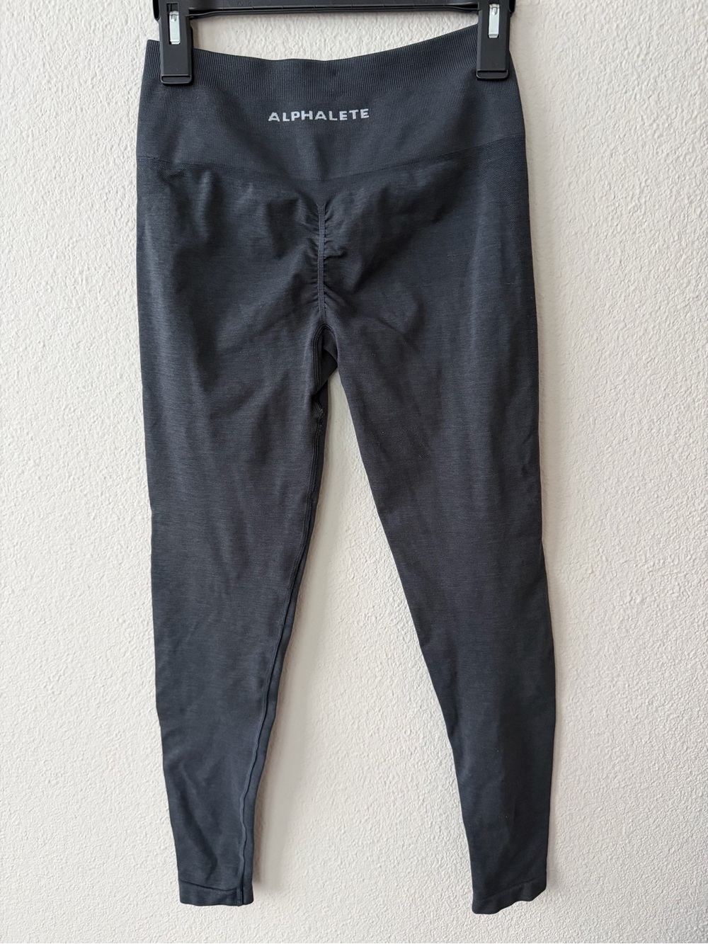 Alphalete Black Charcoal High-Rise Seamless Leggings